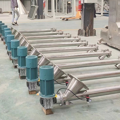 Sealed Material Trough Auger Screw Conveyor For Continuous Material Conveying