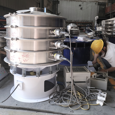 Ultrasonic Vibrating Screen 1-5 Layers Stainless Steel 20 Microns to 20mm