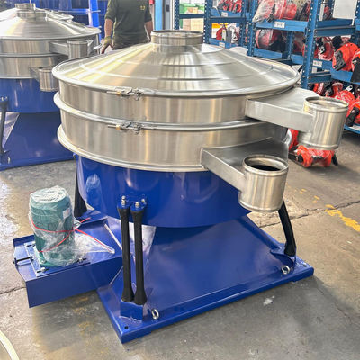 High-capacity and low-noise tumbler screening machine for fine classification and impurity removal