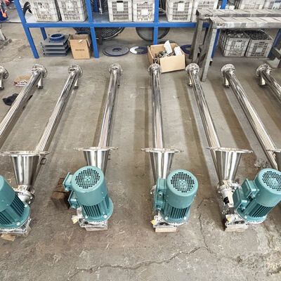 Auger Screw Conveyor Designed for Continuous Transport of Powdery Granular and Small Block Bulk Materials in a Closed Trough System
