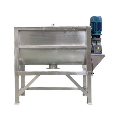 Ribbon Blender Machine with compact structure and smooth operation for handling difficult to mix agglomerated materials