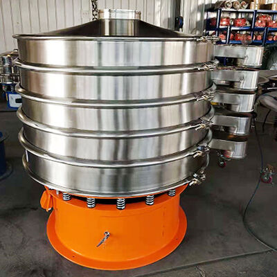 Vibratory Screening Machine with Adjustable Outlet Angle for Dry and Wet Material Processing in Powder Production Lines