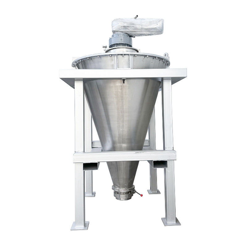 Stainless Steel Double Helix Agitator Conical Dry Powder Mixer Carbon Steel SUS316L For Processing Chemicals Foods Plastics