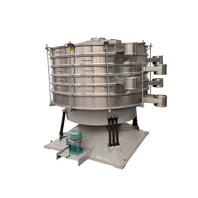 Ruch obrotowy w poziomie i ruch wyrzutu w górę i w dół symuluje ręczne przesiewanie w celu równomiernego rozprowadzenia materiału