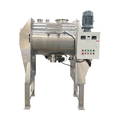 Mieszalnik z pługu ze stali nierdzewnej z systemem sterowania PLC i wyładowaniem pneumatycznym do mieszania przemysłowego
