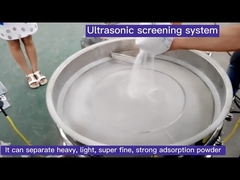 Ultradźwiękowa wibracyjna maszyna sitowa SUS / ze stali węglowej do drobnego przesiewania proszku